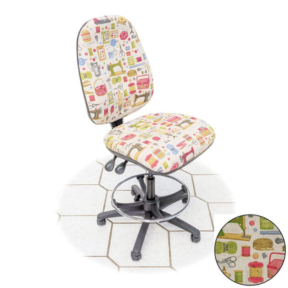 Horn Sewing Cabinets Horn Hobby Tall Chair Fancy Sewing  - The Sewing Studio