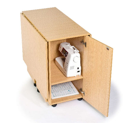Horn Sewing Cabinets Horn Maxi Hobby Table American Grey Oak  - The Sewing Studio