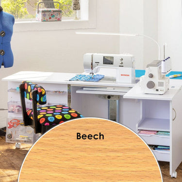 Horn Sewing Cabinets Horn Nova XL Cabinet Beech  - The Sewing Studio for sale UK - The Sewing Studio