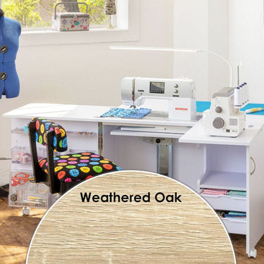 Horn Sewing Cabinets Horn Nova XL Weathered Oak  - The Sewing Studio for sale UK - The Sewing Studio