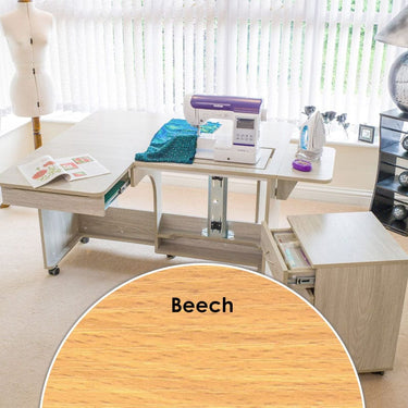 Horn Sewing Cabinets Horn Quilters Delight Mk2 Cabinet Beech  - The Sewing Studio for sale UK - The Sewing Studio