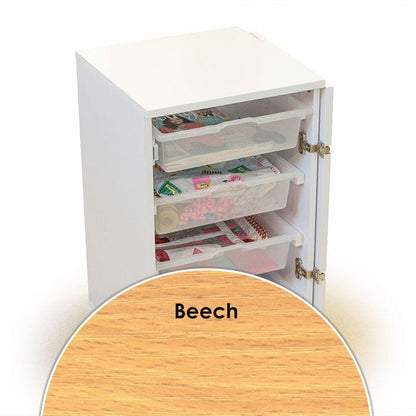 Horn Sewing Cabinets Horn Rolla Storage Cabinet Beech  - The Sewing Studio