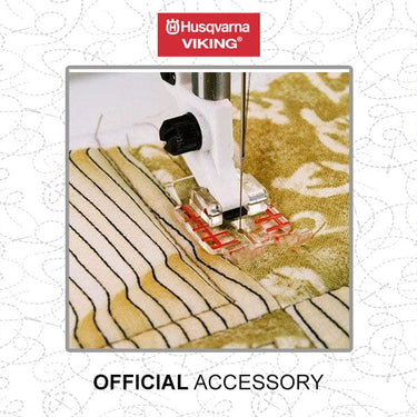Husqvarna Sewing Machine Accessories Husqvarna Clear 1/4 Inch Piecing Foot 412927447  - The Sewing Studio for sale UK - The Sewing Studio