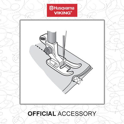 Husqvarna Sewing Machine Accessories Husqvarna Single Welt Cord Foot 412627045  - The Sewing Studio