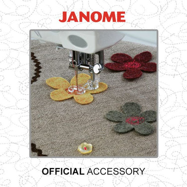Janome Darning/Free Motion Embroidery Foot Open Toe - Category B
