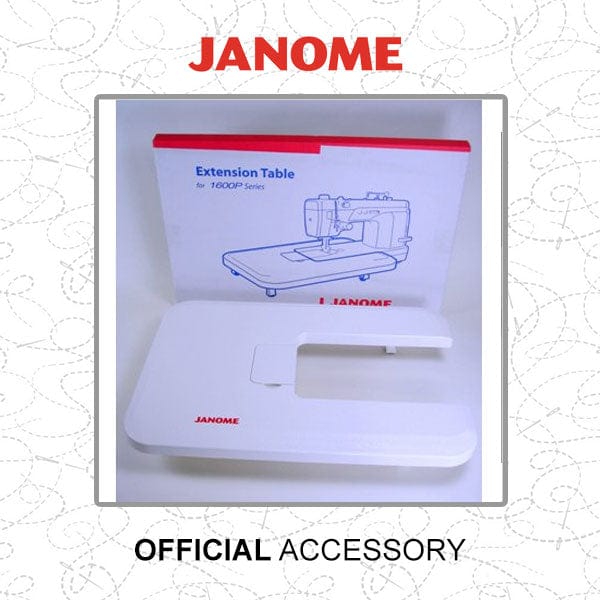 Janome White Extension Table 16x24 Inch 499701006