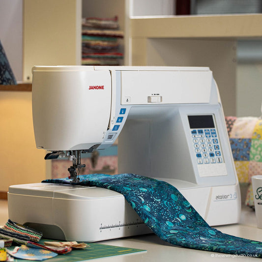 Janome Atelier 3 Sewing Machine Lifestyle Photo