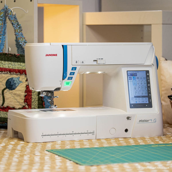 Janome Atelier 9 Sewing and Embroidery Machine Lifestyle Photo