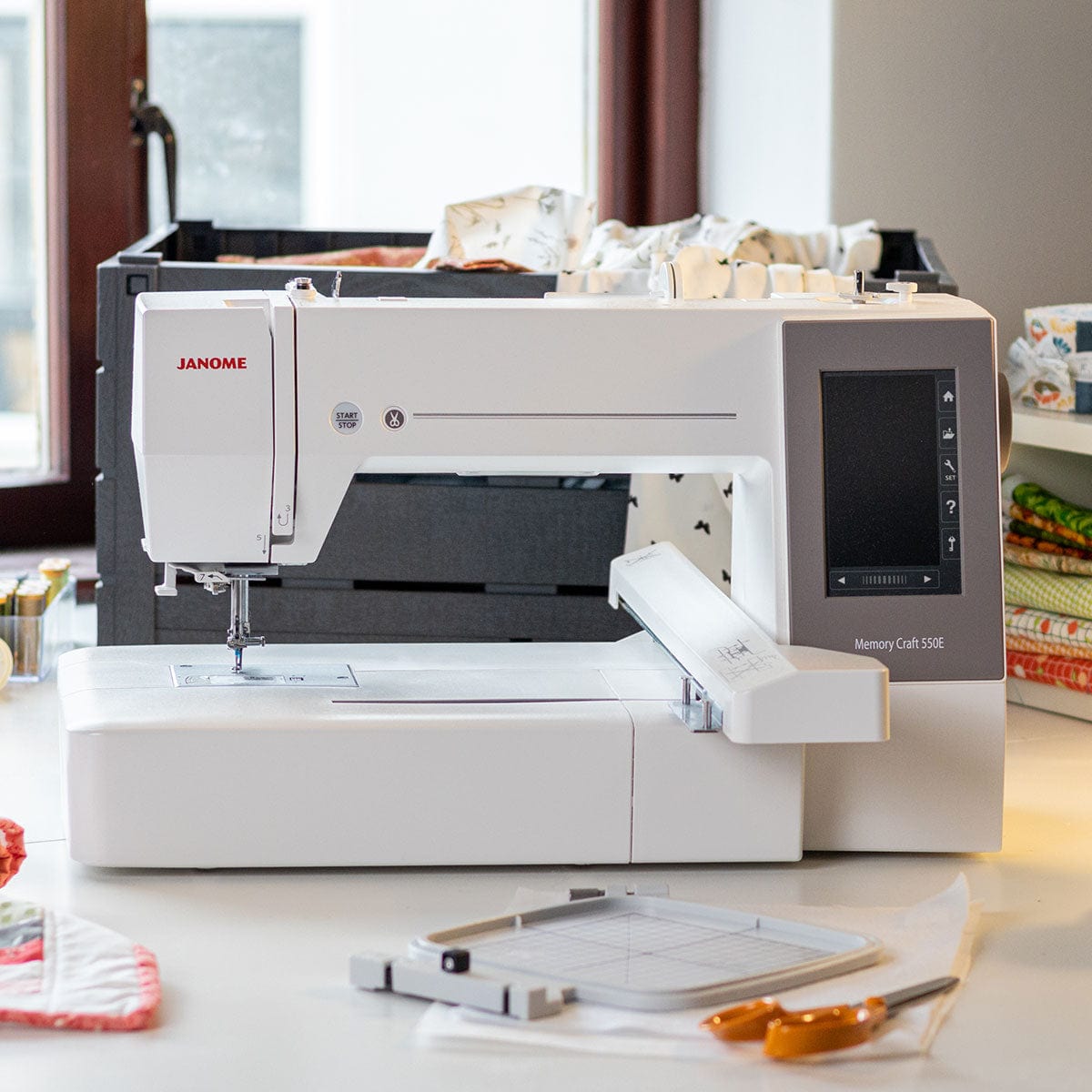 Janome Memory Craft 550E Embroidery Only Lifestyle Machine