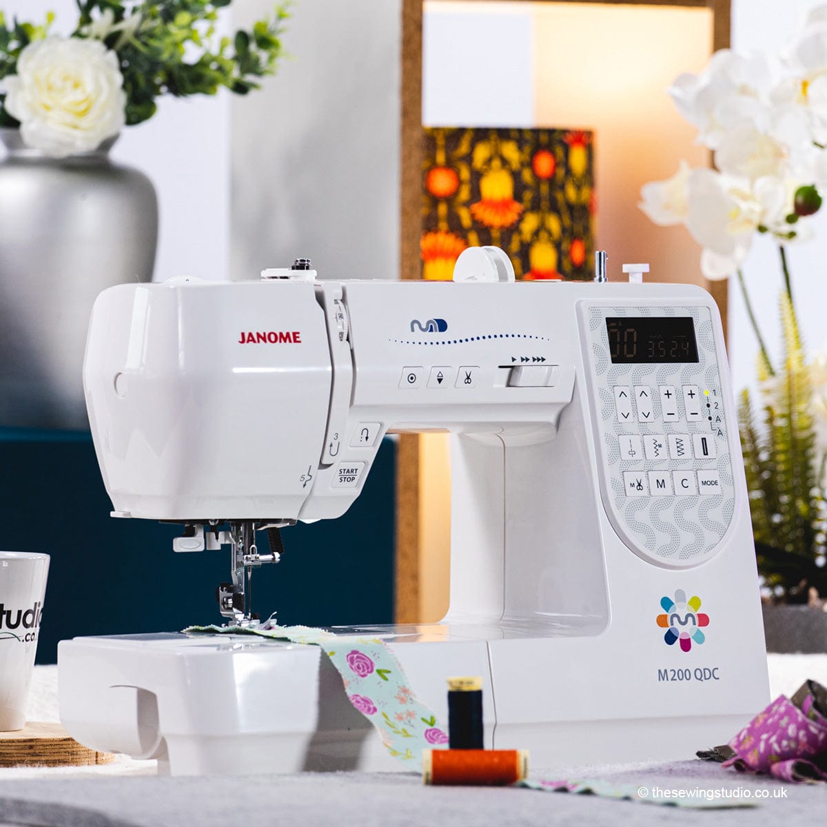 Janome M200QDC Sewing Machine Lifestyle