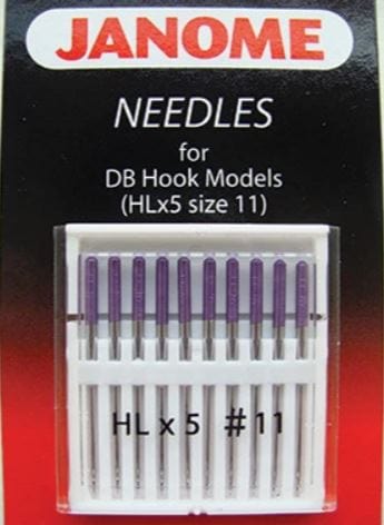 Janome Machine Needles Janome  Memory Craft 1600P & HD9 Series ONLY HL Needles Size 11  - The Sewing Studio for sale UK - The Sewing Studio