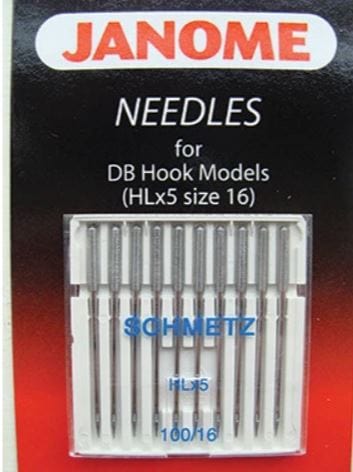 Janome Machine Needles Janome Memory Craft 1600P & HD9 Series ONLY HL Needles Size 16  - The Sewing Studio