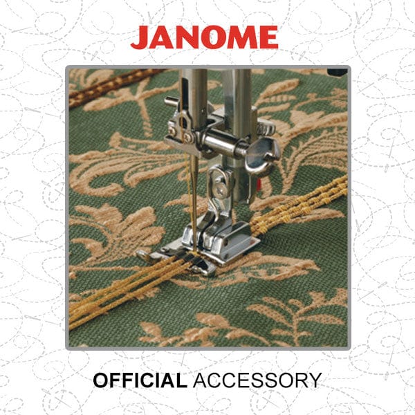 Janome Sewing Machine Accessories Janome 3 Way Cording Foot - Category A  - The Sewing Studio