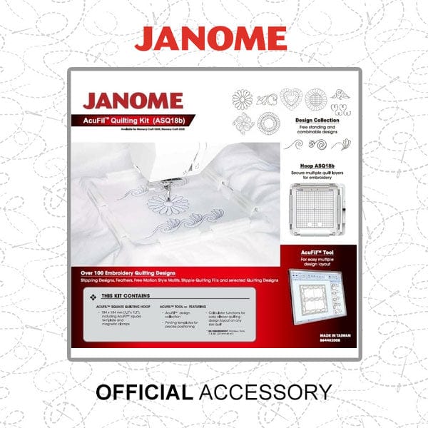 Janome Sewing Machine Accessories Janome Acufil Quilting Kit (Asq18B Included) 864435000  - The Sewing Studio