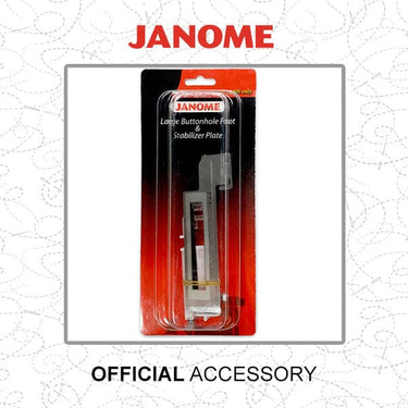 Janome Sewing Machine Accessories Janome Buttonhole Foot & Stabilizer Plate Large 202199009  - The Sewing Studio for sale UK - The Sewing Studio
