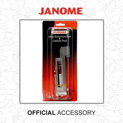 Janome Sewing Machine Accessories Janome Buttonhole Foot & Stabilizer Plate Large 202199009  - The Sewing Studio