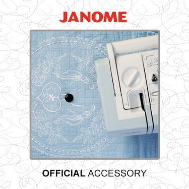 Janome Sewing Machine Accessories Janome Circular Attachment For Models With Oblong Shaped Hook Cover ‚Äì 3 Lugs 202135007  - The Sewing Studio for sale UK - The Sewing Studio