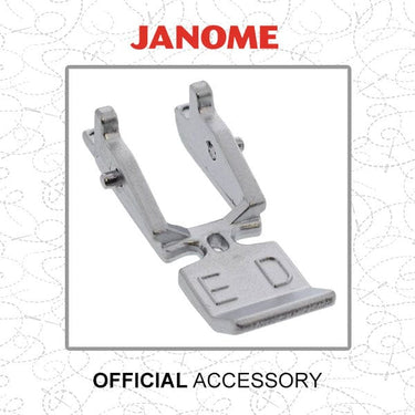 Janome Sewing Machine Accessories Janome Dual Feed / Acufeed Zipper Foot Single (Ed) 859838001  - The Sewing Studio for sale UK - The Sewing Studio