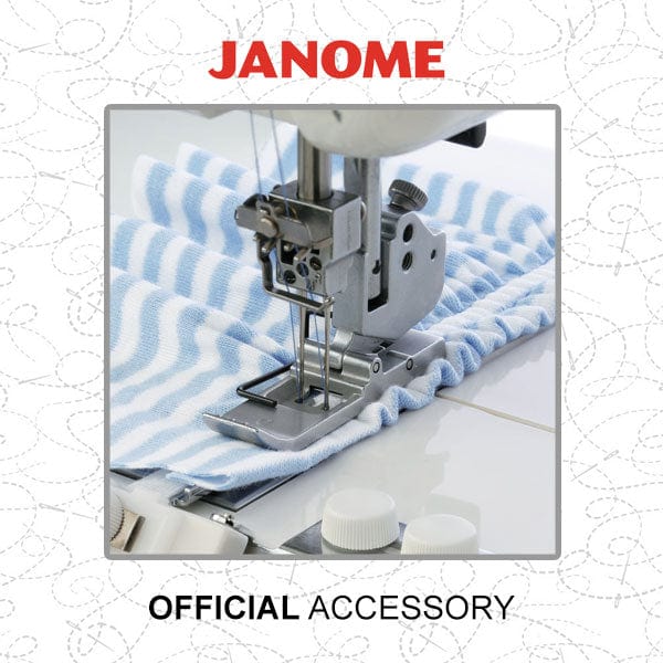Janome Sewing Machine Accessories Janome Elastic Gathering Attachment Wide 9mm To 13.5mm 795817106  - The Sewing Studio
