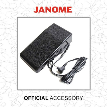 Janome Sewing Machine Accessories Janome Foot Control Only Black Electronic C-1036  - The Sewing Studio for sale UK - The Sewing Studio