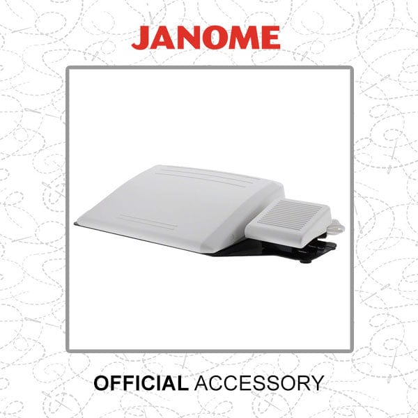 Janome Sewing Machine Accessories Janome Foot Control Only (Large White Fitted With Remote Thread Cutter) 862821001  - The Sewing Studio
