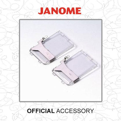 Janome Sewing Machine Accessories Janome Pin Tucking Cord Guides For Machines With Oblong Hook Cover (3 Lugs/Easy Set Bobbin) 202213000  - The Sewing Studio