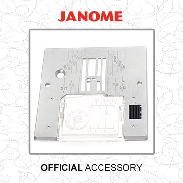 Janome Sewing Machine Accessories Janome Straight Stitch Needle Plate 200093305  - The Sewing Studio for sale UK - The Sewing Studio