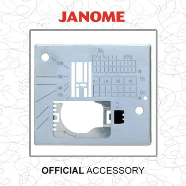 Janome Sewing Machine Accessories Janome Straight Stitch Needle Plate 846833202  - The Sewing Studio for sale UK - The Sewing Studio
