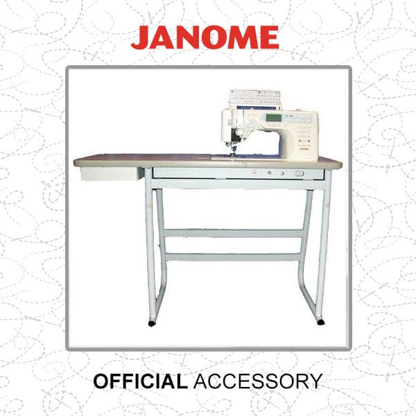 Janome Sewing Machine Accessories Janome White Table/Stand Unit H30xl45xw17.5 Inch 494701104  - The Sewing Studio
