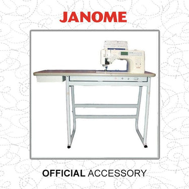 Janome Sewing Machine Accessories Janome White Table/Stand Unit H30xl45xw17.5 Inch 494701104  - The Sewing Studio for sale UK - The Sewing Studio