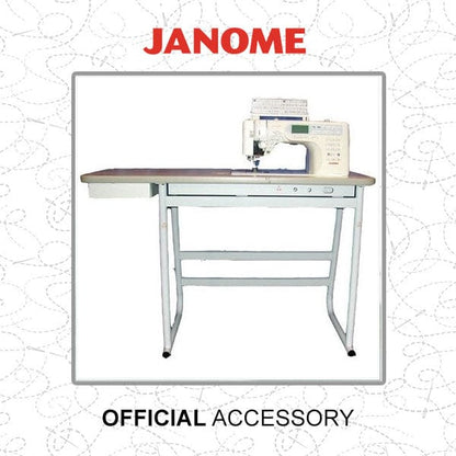 Janome Sewing Machine Accessories Janome White Table/Stand Unit H30xl45xw17.5 Inch 494701104  - The Sewing Studio