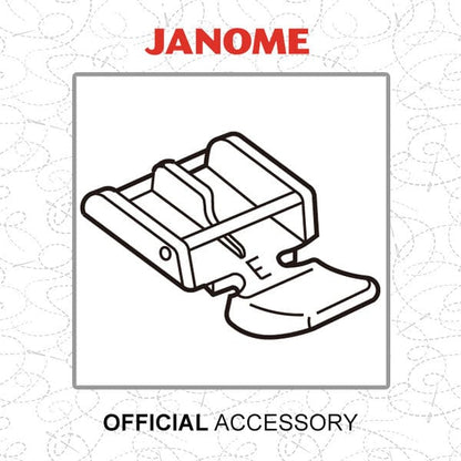 Janome Sewing Machine Accessories Janome Zipper Foot (E). Category B & C. 829801002  - The Sewing Studio