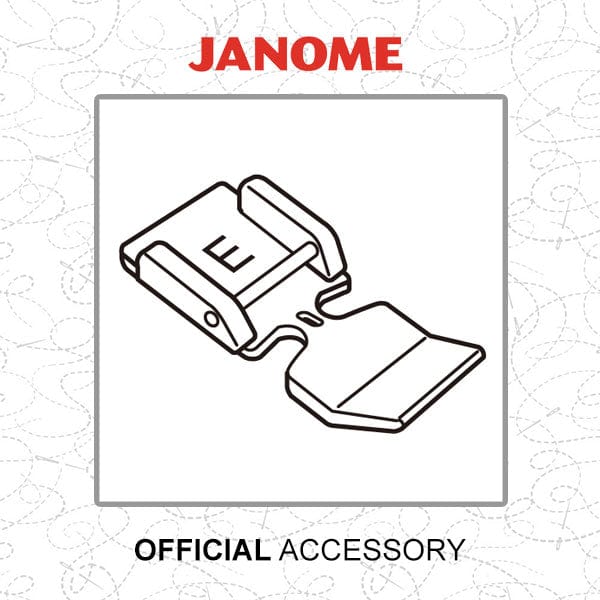Janome Sewing Machine Accessories Janome Zipper Foot (E) 859805009  - The Sewing Studio