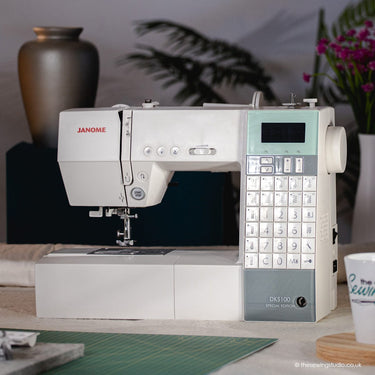 Janome Sewing Machines Janome DKS100 SE Sewing Machine + FREE Quilting Kit worth £142  - The Sewing Studio for sale UK - The Sewing Studio