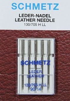 5 PACK SCHMETZ LEATHER SEWING MACHINE NEEDLES SIZE