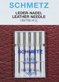 Schmetz Sewing Machine Needles Leather Size 100/16 Pack of 5