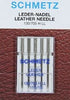 Schmetz Sewing Machine Needles Leather Size 110/18 Pack of 5