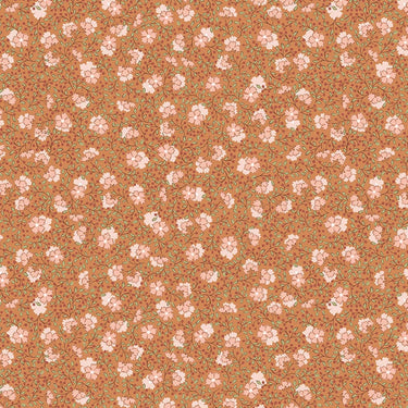 Lewis And Irene Hannahs Flowers Fabric Ditzy Floral On Peanut A617-2
