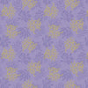 Lewis And Irene Moontide Fabric Silver Metallic Octopus On Lilac A621-2