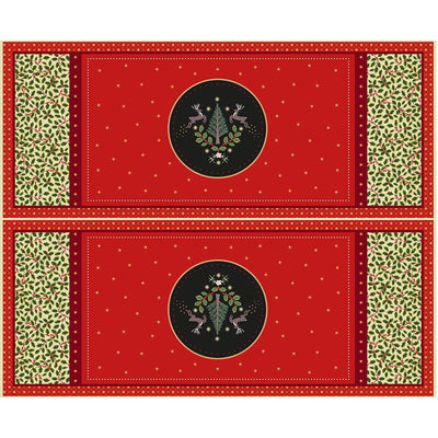 Lewis And Irene Yuletide Table Runner Fabric Panel C96