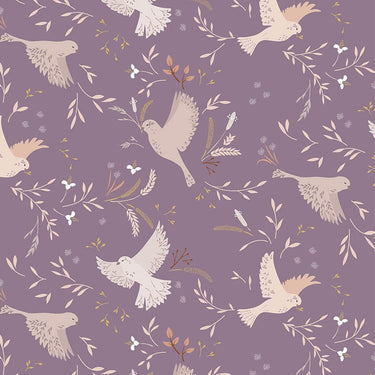 Lewis And Irene Meadowside Fabric Meadow Call On Lavender Cc7.2