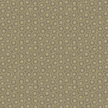 Lewis And Irene Shinrin Yoku Fabric Small Flower Small Flower On Olive A640.3