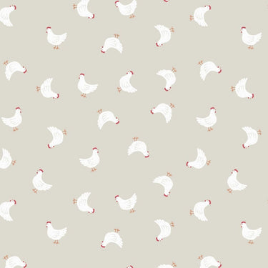 Lewis and Irene Country Life Reloved Little Hens Dark Cream A90.2A