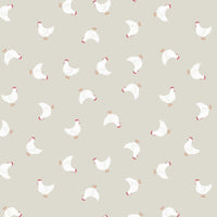 Lewis and Irene Country Life Reloved Little Hens Dark Cream