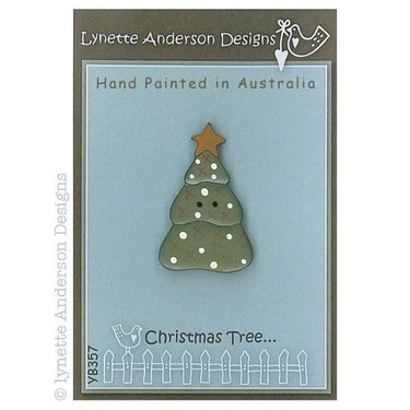 Lynette Anderson Buttons Lynette Anderson Designs Christmas Tree Button  - The Sewing Studio for sale UK - The Sewing Studio