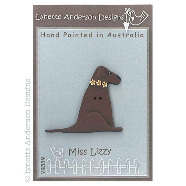 Lynette Anderson Buttons Lynette Anderson Designs Miss Lizzy Button  - The Sewing Studio