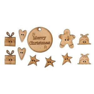 Lynette Anderson Buttons Lynette Anderson Designs Tis The Season Button Pack  - The Sewing Studio for sale UK - The Sewing Studio