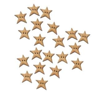 Lynette Anderson Buttons Lynette Anderson Designs Wonky Stars Button Pack  - The Sewing Studio for sale UK - The Sewing Studio