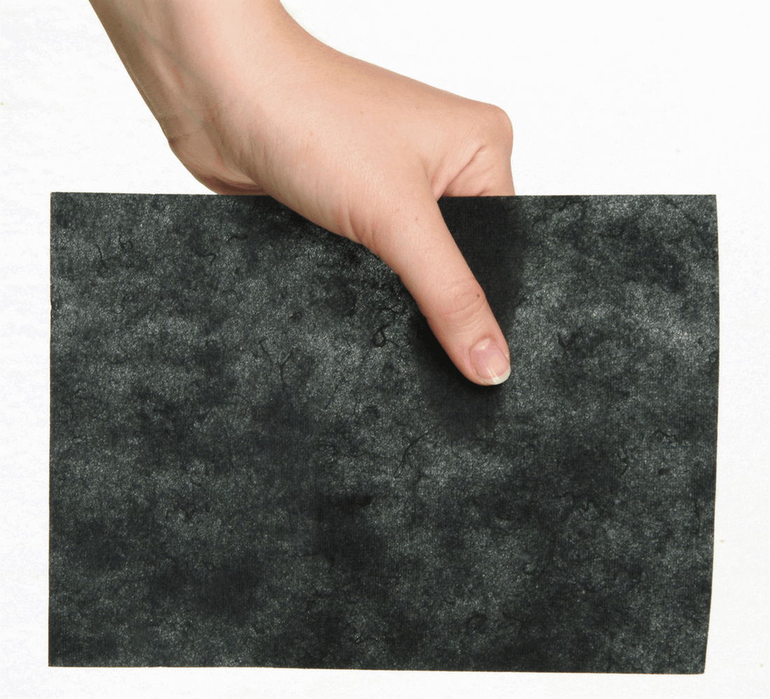 Madeira Embroidery Backing And Stabiliser Madeira Cotton Soft Tear Away Embroidery Backing Black 30cm x 10m  - The Sewing Studio