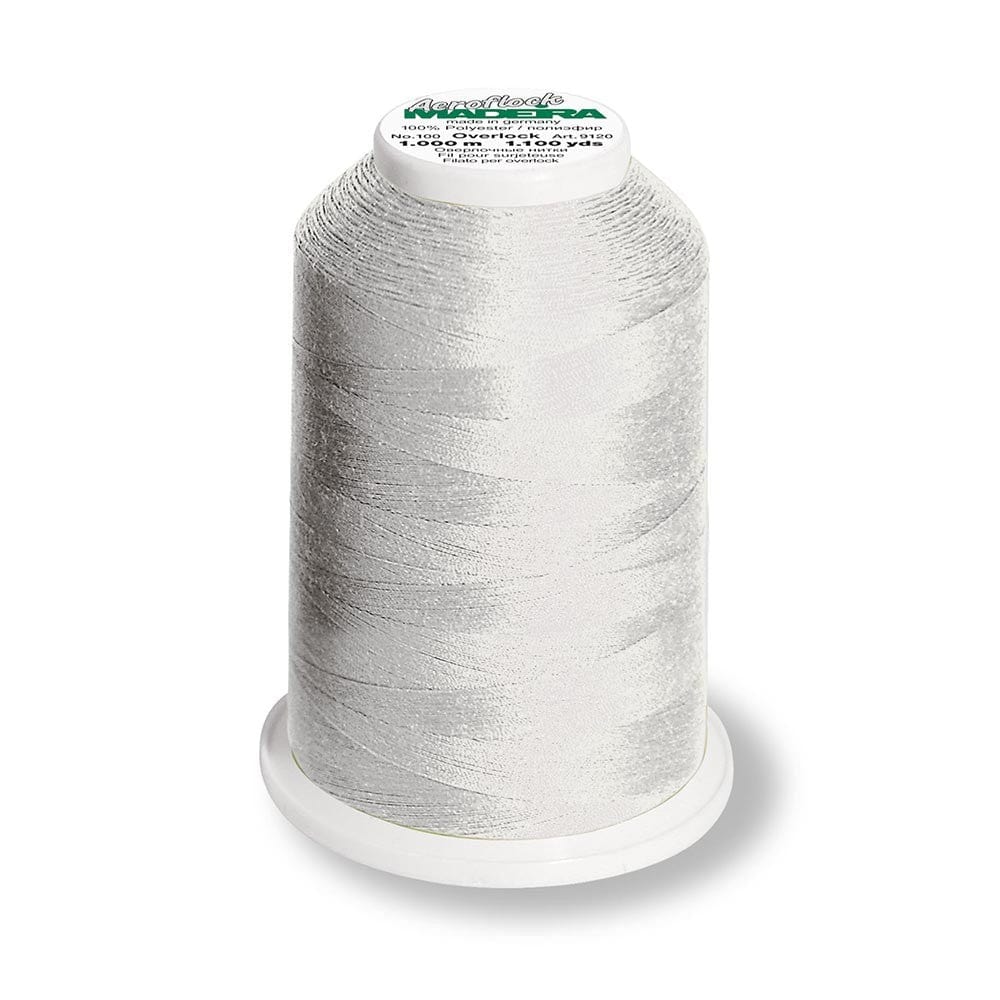 Madeira Threads Madeira AeroFlock 1000m Overlocker Thread N100, Colour 8100  - The Sewing Studio